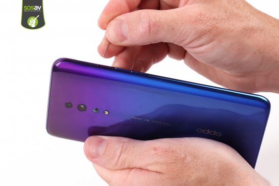 Guide photos remplacement vitre arrière Oppo Reno Z (Etape 2 - image 1)