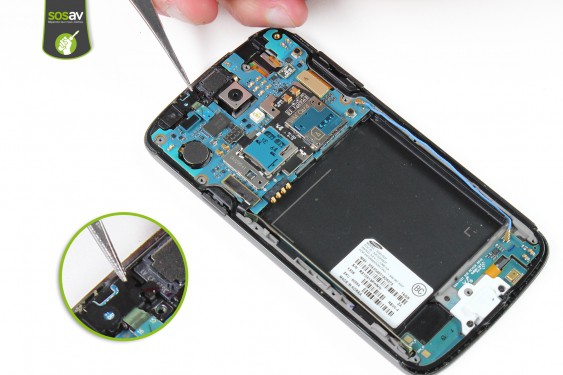 Guide photos remplacement haut-parleur interne Samsung Galaxy S4 Active (Etape 14 - image 1)