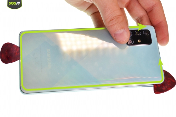 Guide photos remplacement connecteur de charge Galaxy A71 (Etape 4 - image 1)
