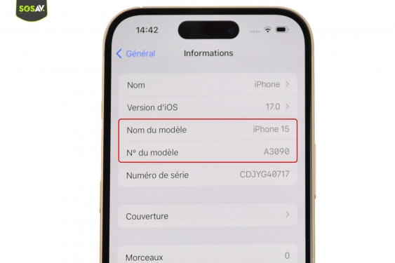 Guide photos remplacement ecran seul iPhone 15 (Etape 1 - image 1)