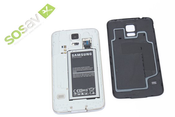 Guide photos remplacement connecteur de charge Samsung Galaxy S5 (Etape 3 - image 1)