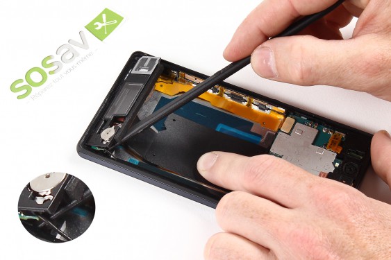 Guide photos remplacement haut-parleur externe Xperia Z (Etape 13 - image 3)