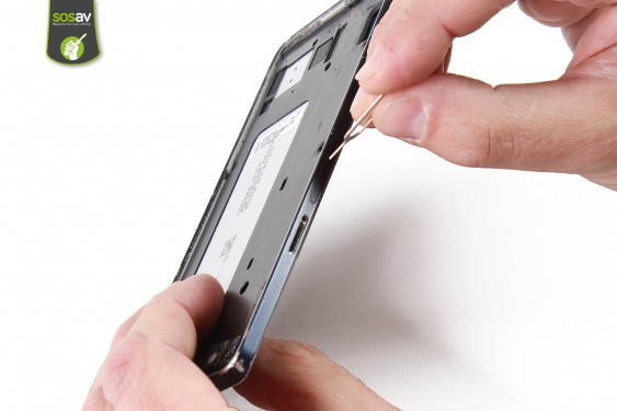 Guide photos remplacement haut-parleur externe / nappe volume Samsung Galaxy A7 (Etape 18 - image 2)