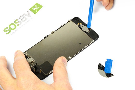 Guide photos remplacement bouton home  iPhone 5C (Etape 10 - image 1)