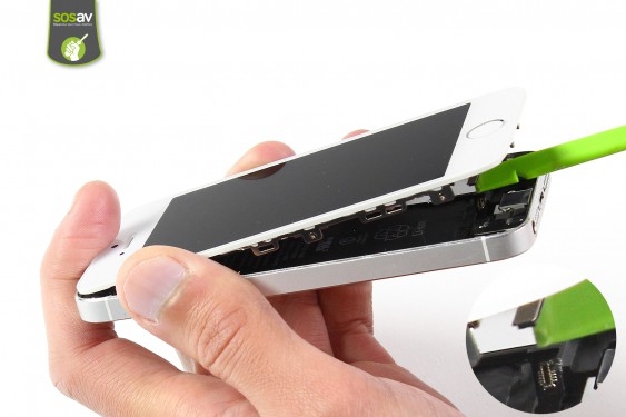 Guide photos remplacement plaque de protection de l'écran lcd iPhone 5S (Etape 4 - image 2)