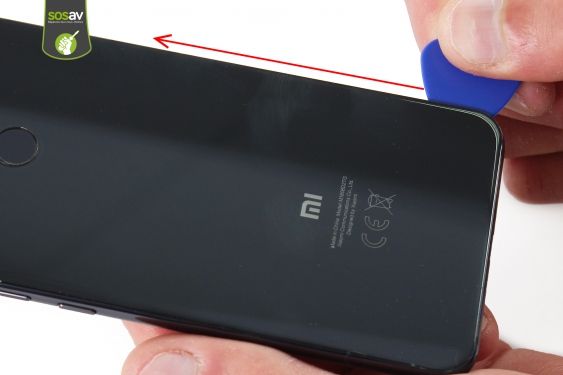 Guide photos remplacement vibreur Xiaomi Mi 8 Lite (Etape 5 - image 3)