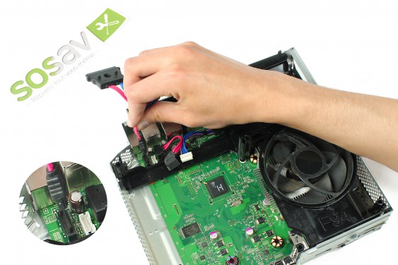 Guide photos remplacement câble de liaison du disque dur Xbox 360 S (Etape 38 - image 4)