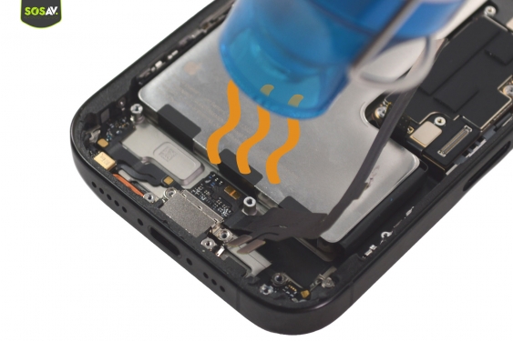 Guide photos remplacement connecteur de charge iPhone 16 Pro (Etape 11 - image 3)