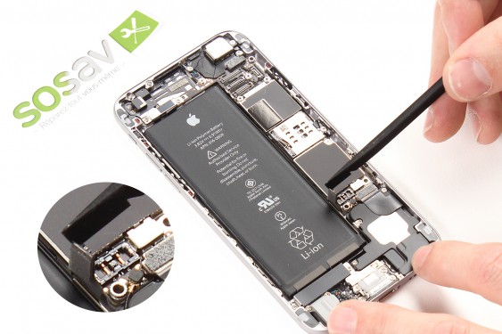 Guide photos remplacement nappe bouton power iPhone 6 (Etape 10 - image 3)