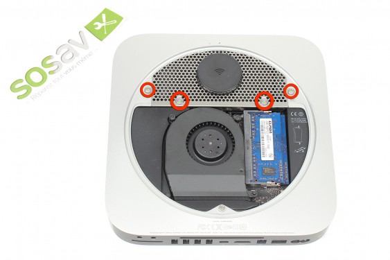 Guide photos remplacement ventilateur principal Mac Mini Late 2012 (Etape 5 - image 1)