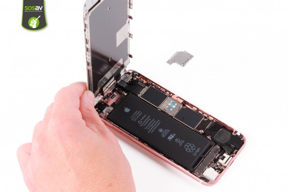 Guide photos remplacement nappe power, vibreur, volume, flash et micro externe iPhone 6S (Etape 5 - image 4)