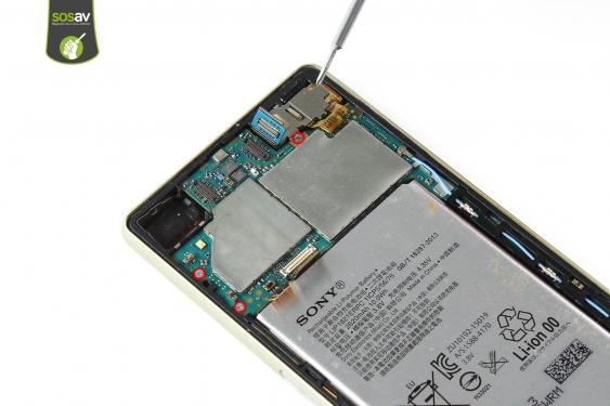 Guide photos remplacement carte antenne gsm Xperia X (Etape 12 - image 1)