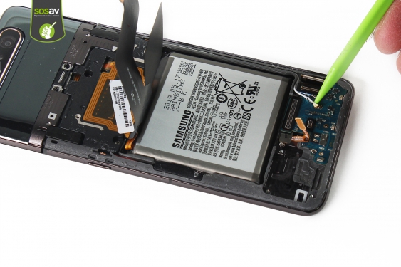 Guide photos remplacement connecteur de charge + lecteur sim Galaxy A80 (Etape 11 - image 4)