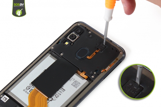 Guide photos remplacement batterie Galaxy A40 (Etape 9 - image 1)