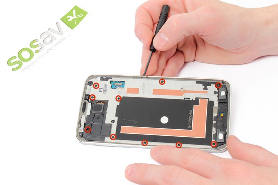 Guide photos remplacement connecteur de charge Samsung Galaxy S5 (Etape 21 - image 1)