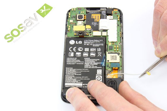 Guide photos remplacement nappe bouton power Nexus 4 (Etape 11 - image 2)