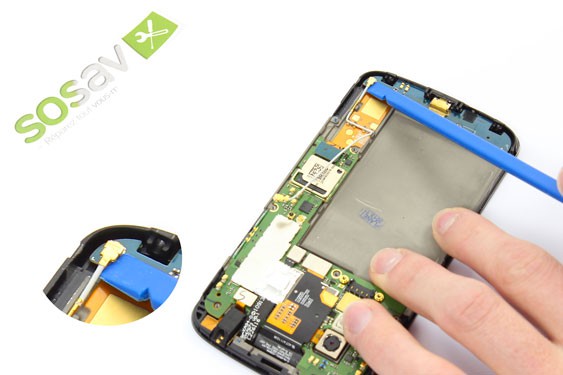 Guide photos remplacement connecteur de charge Nexus 4 (Etape 15 - image 1)