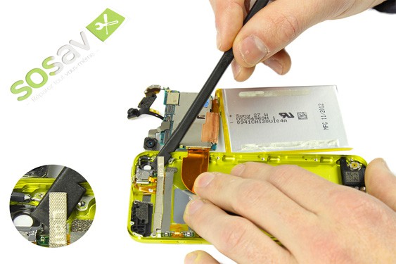 Guide photos remplacement bouton power iPod Touch 5e Gen (Etape 28 - image 2)