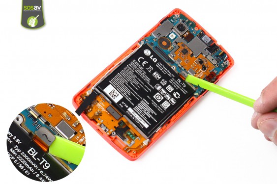 Guide photos remplacement batterie Nexus 5 (Etape 10 - image 2)