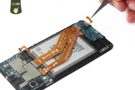 Guide photos remplacement connecteur de charge Galaxy A50 (Etape 15 - image 3)