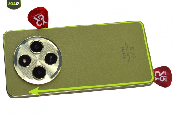 Guide photos remplacement connecteur de charge Xiaomi Redmi 14C (Etape 3 - image 3)