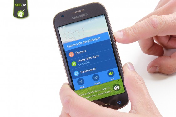 Guide photos remplacement batterie  Samsung Galaxy Ace 4 (Etape 1 - image 2)