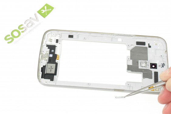 Guide photos remplacement bouton plastique power Samsung Galaxy Mega (Etape 8 - image 3)