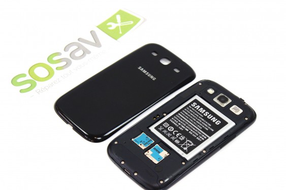 Guide photos remplacement coque arrière Samsung Galaxy S3 (Etape 3 - image 1)
