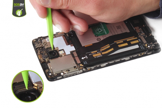 Guide photos remplacement carte mère / caméra avant OnePlus 3T (Etape 8 - image 2)