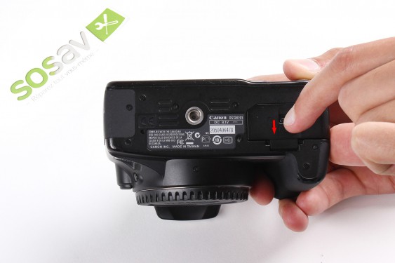 Guide photos remplacement câble de liaison de la carte d'alimentation Canon EOS 1000D / Rebel XS / Kiss F (Etape 4 - image 2)