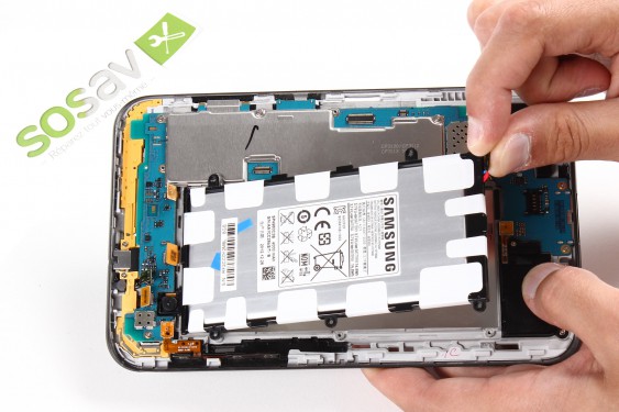Guide photos remplacement nappe de liaison de l'écran lcd Samsung Galaxy Tab 2 7" (Etape 14 - image 2)