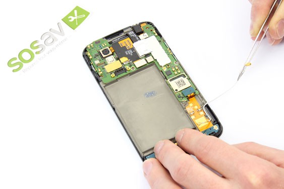 Guide photos remplacement antenne Nexus 4 (Etape 16 - image 3)