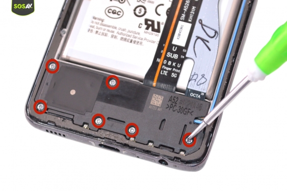 Guide photos remplacement connecteur de charge Galaxy A52s (Etape 7 - image 1)