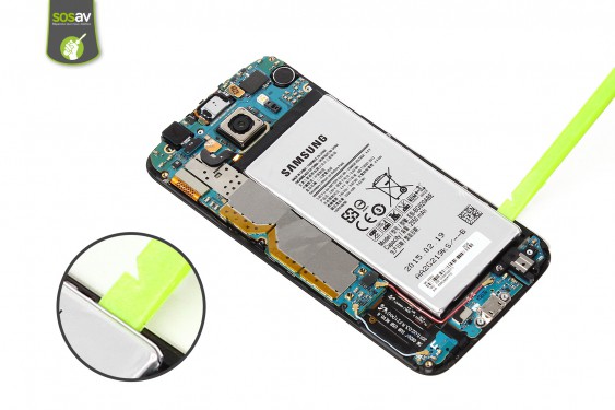 Guide photos remplacement batterie Samsung Galaxy S6 (Etape 9 - image 2)