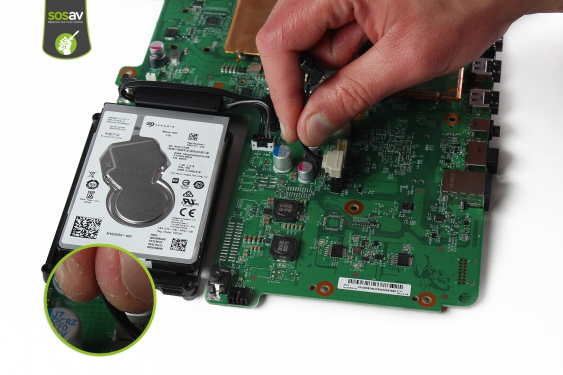 Guide photos remplacement câbles alimentation et données du lecteur optique Xbox One X (Etape 28 - image 2)
