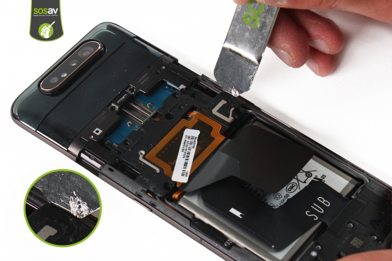 Guide photos remplacement batterie Galaxy A80 (Etape 9 - image 2)