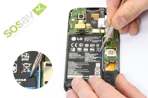 Guide photos remplacement nappe bouton volume Nexus 4 (Etape 10 - image 1)