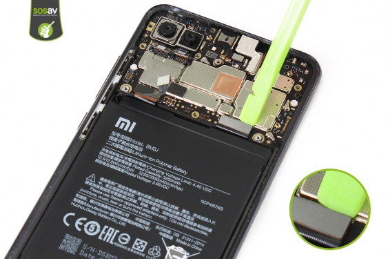 Guide photos remplacement haut-parleur interne Xiaomi Mi 8 Lite (Etape 14 - image 1)