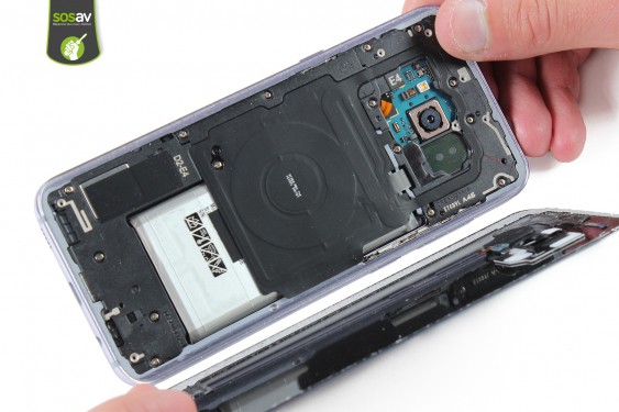 Guide photos remplacement haut-parleur interne Samsung Galaxy S8+ (Etape 6 - image 4)