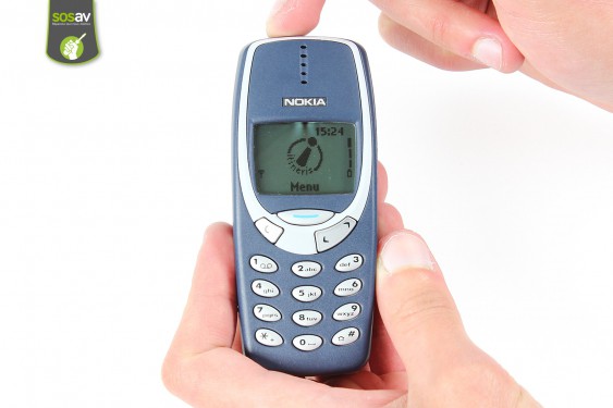 Guide photos remplacement bouton power Nokia 3310 (Etape 1 - image 1)