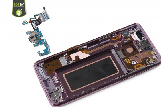 Guide photos remplacement connecteur de charge Galaxy S9 (Etape 35 - image 1)