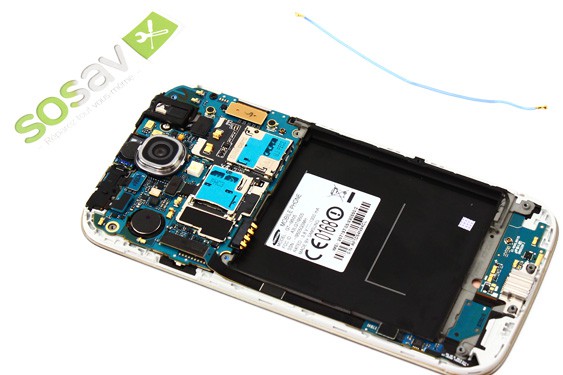 Guide photos remplacement lecteur sim + carte micro sd Samsung Galaxy S4 (Etape 10 - image 3)