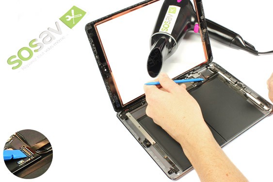Guide photos remplacement vitre tactile iPad Air 1 WiFi (Etape 15 - image 1)