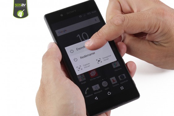 Guide photos remplacement ecran tactile / lcd Xperia Z5 (Etape 1 - image 3)