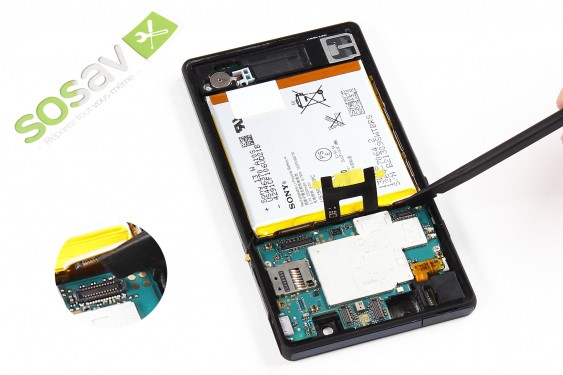 Guide photos remplacement carte mère Xperia Z (Etape 17 - image 3)