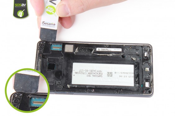Guide photos remplacement câble coaxial haut Samsung Galaxy A5 (Etape 17 - image 3)