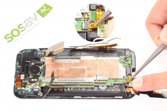 Guide photos remplacement vibreur HTC one M8 (Etape 24 - image 3)