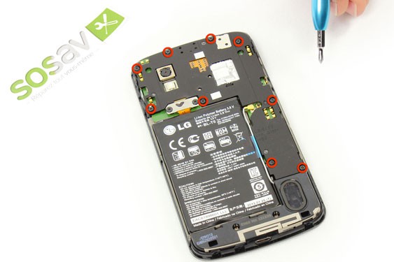 Guide photos remplacement carte mère Nexus 4 (Etape 5 - image 1)