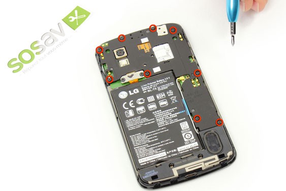 Guide photos remplacement nappe bouton power Nexus 4 (Etape 5 - image 1)