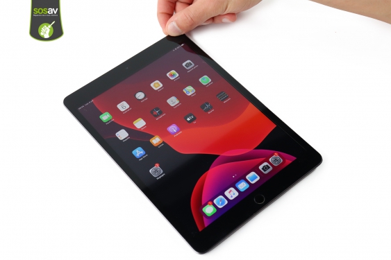 Guide photos remplacement vitre tactile & bouton home iPad 7 (2019) (Etape 1 - image 1)